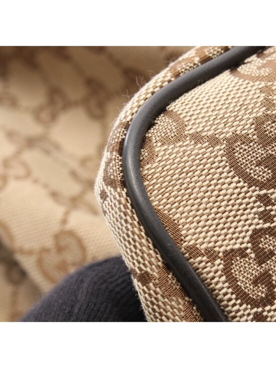 Gucci Backpacksac Back GG Canvas Beige brown Backpack main image 4